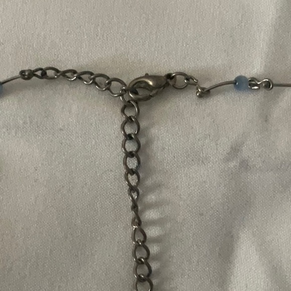 Icing Blue Bead Choker - Picture 4 of 4